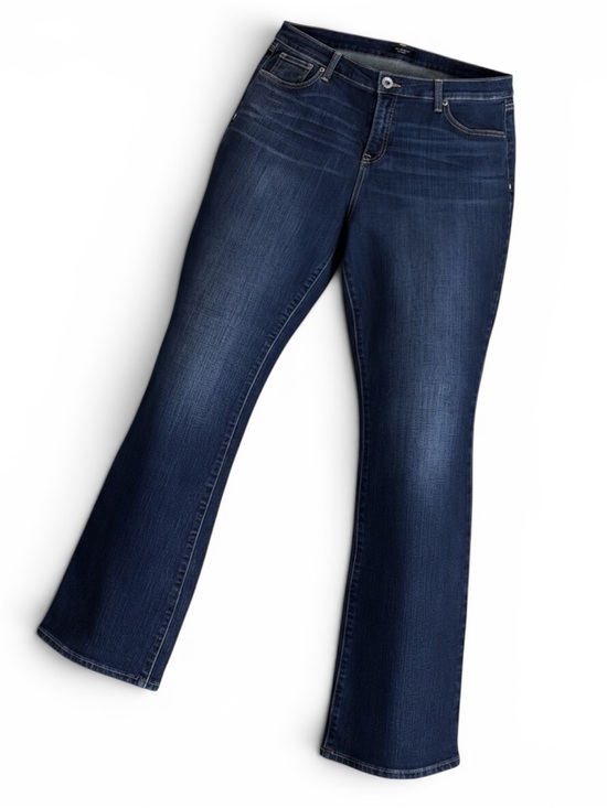 Old Navy Denim - Old Navy The Dreamer Bootcut Jeans Dark Wash Stretch Denim Mid Rise 18L